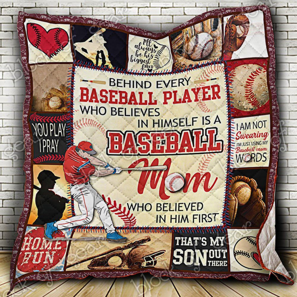 Proud Baseball Mom Quilt Np291 Dhc11122846Dd