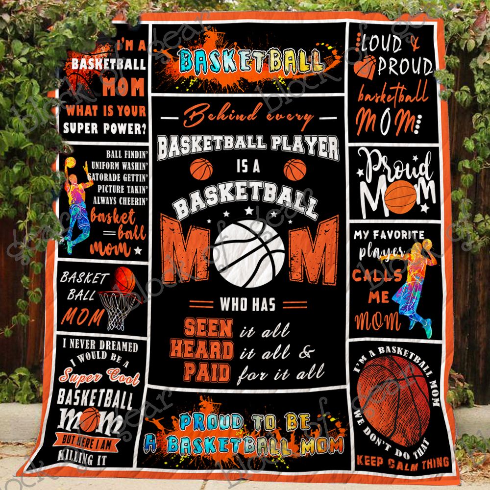 Proud Basketball Mom Quilt Nh19 Dhc11123732Dd