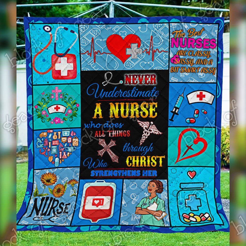 Proud Be A Nurse Quilt Tt195 Dhc11122416Dd