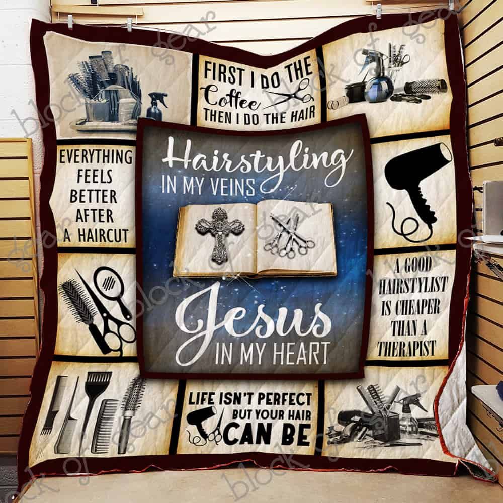 Proud Hairstylist CL19100687MDQ Quilt Blanket