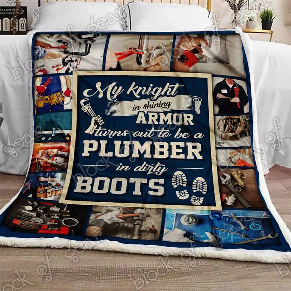 Proud Plumber Fleece Blanket