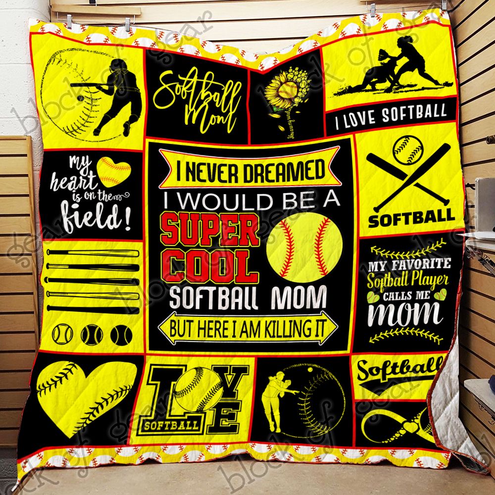 Proud Softball Mom Quilt Nh103 Dhc11124007Dd