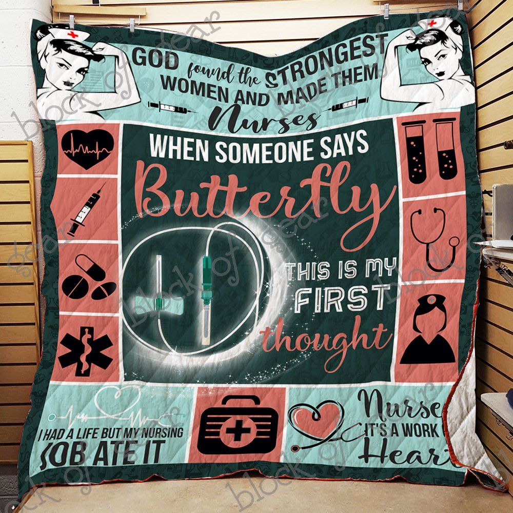 Proud To Be A Nurse Quilt Np86 Dhc11121995Dd