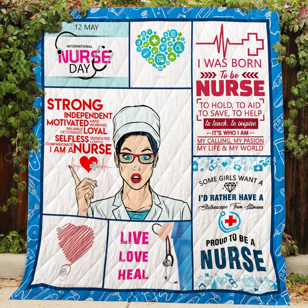 Proud To Be A Nurse Quilt Ss083 Dhc11121292Dd