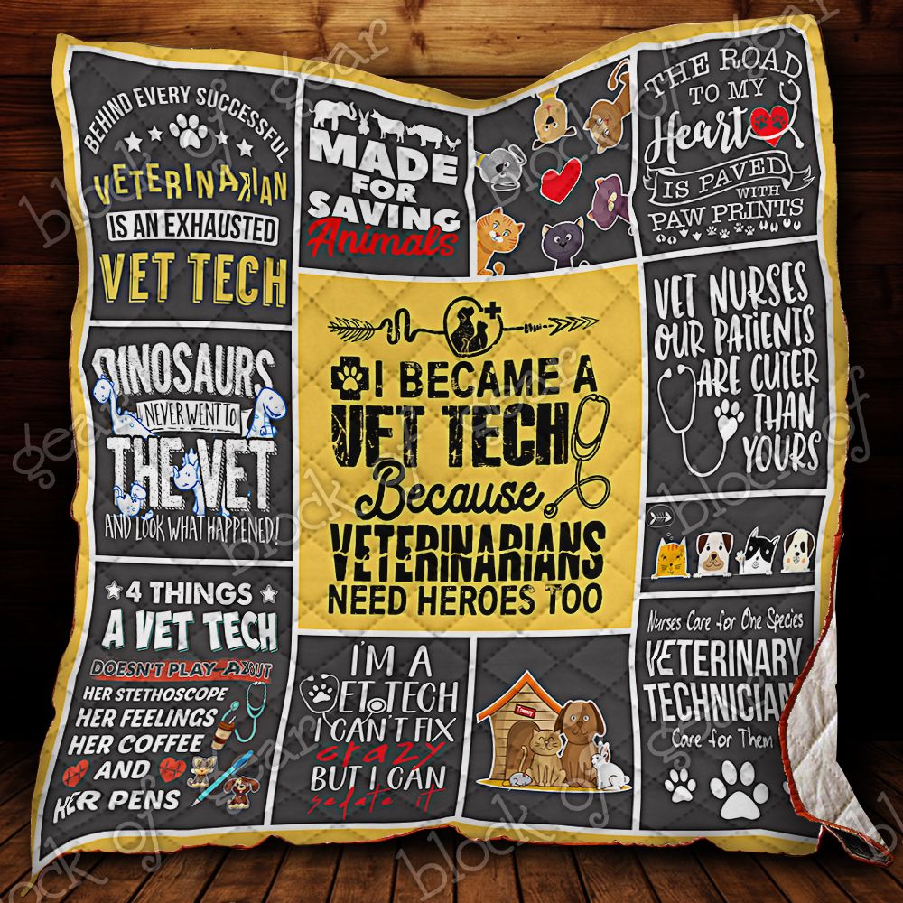 Proud Vet Tech Quilt Nh27 Dhc11122265Dd