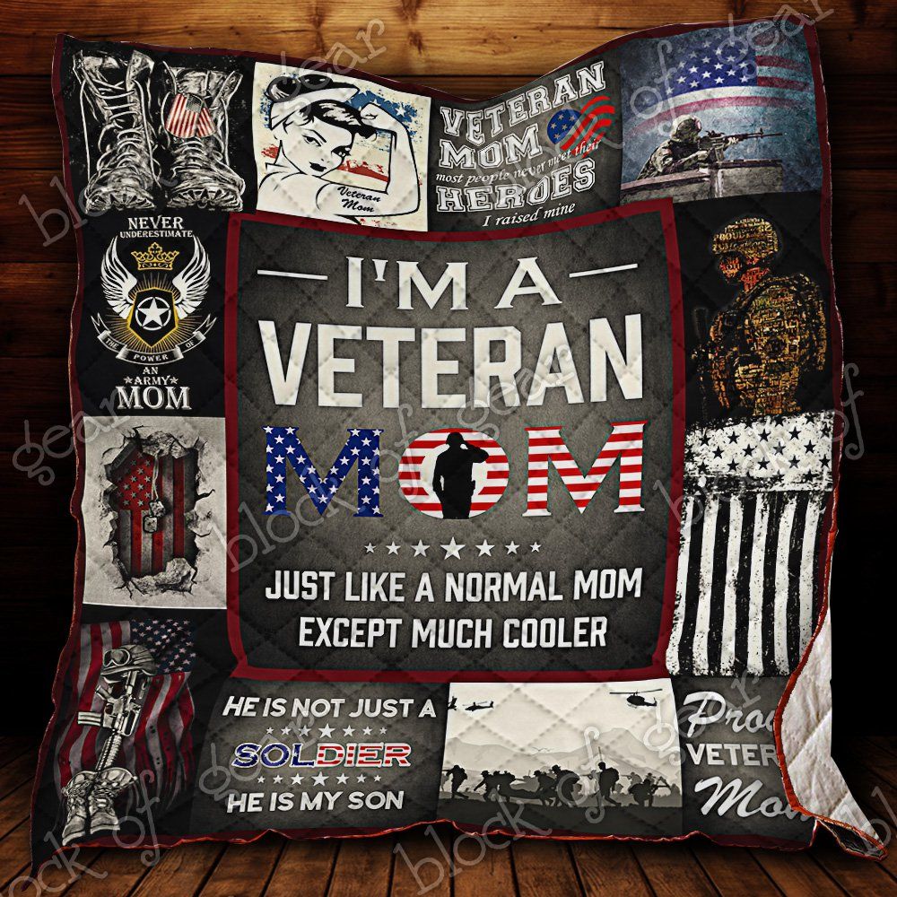 Proud Veteran Mom Quilt Np186 Dhc11123894Dd