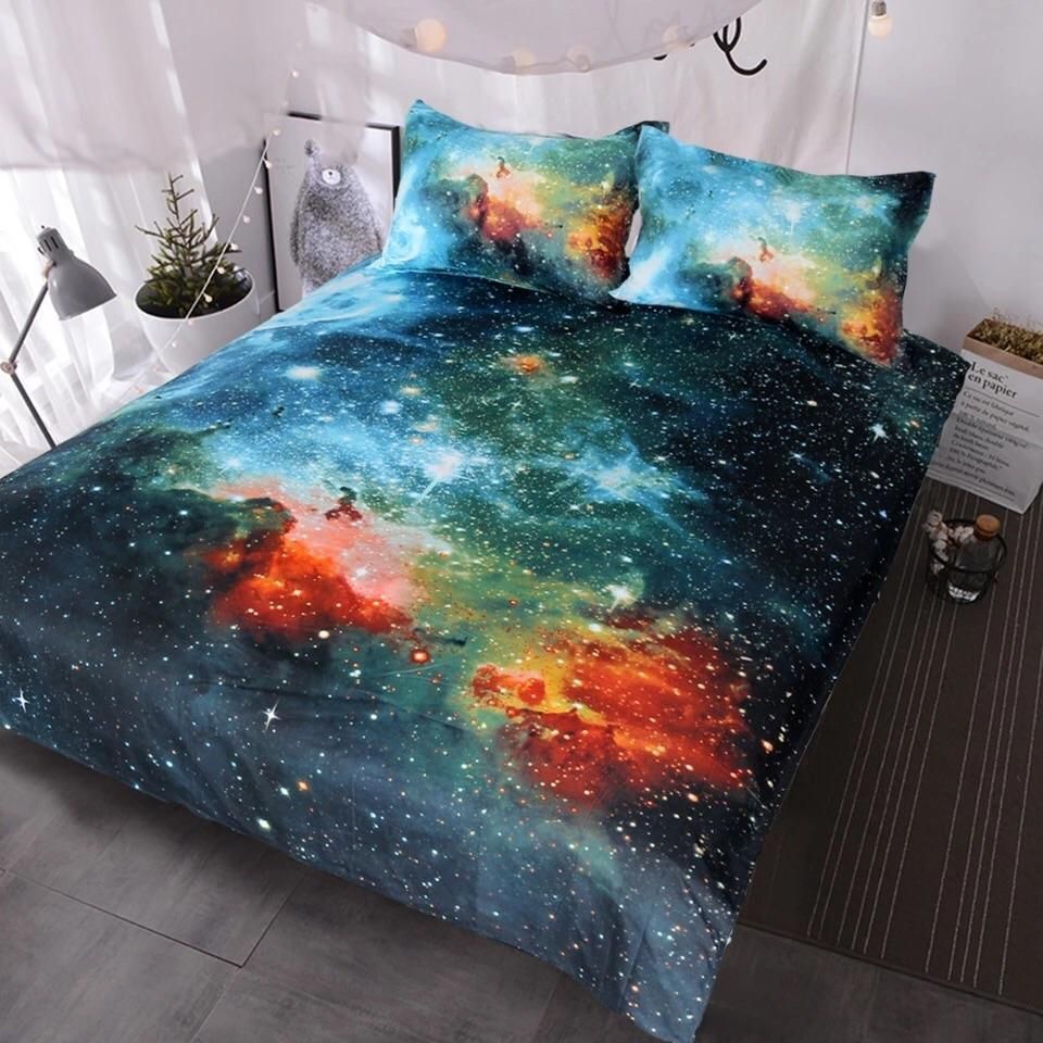 Psychedelic Galaxy Bedding Set