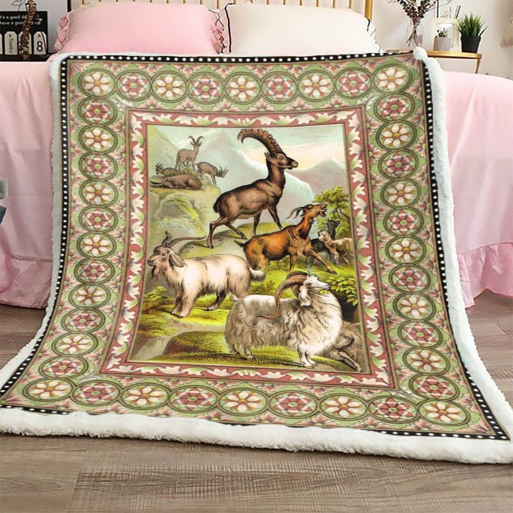 Pt0804 Goat The Kind Of Goat Quilt Dhc16122092Dd