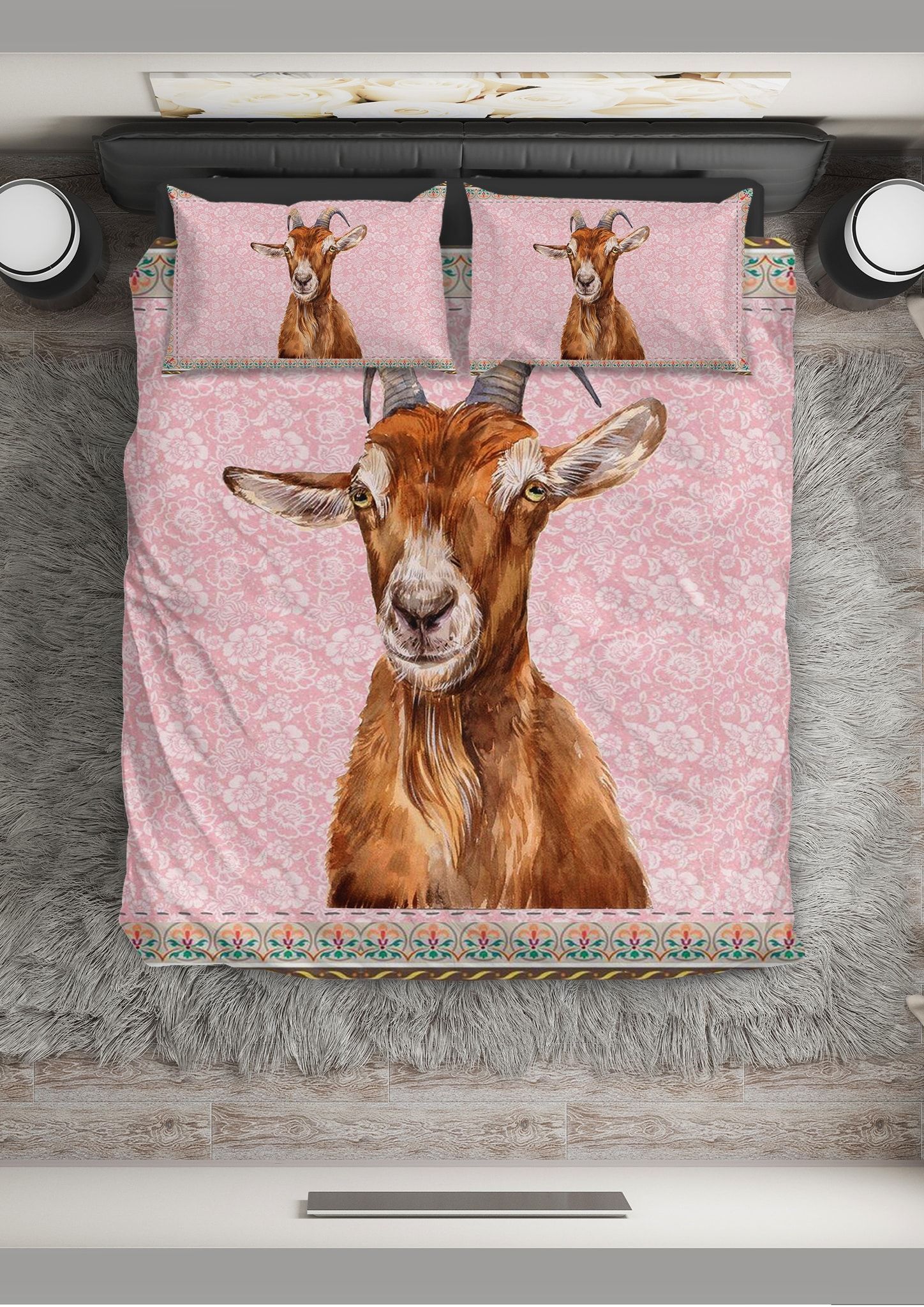 Goat Real Love Bedding Set
