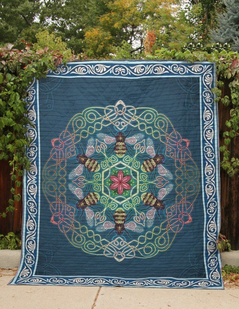 Ptr1604 Bee Bee Celtic Pattern Quilt Dhc16124522Dd