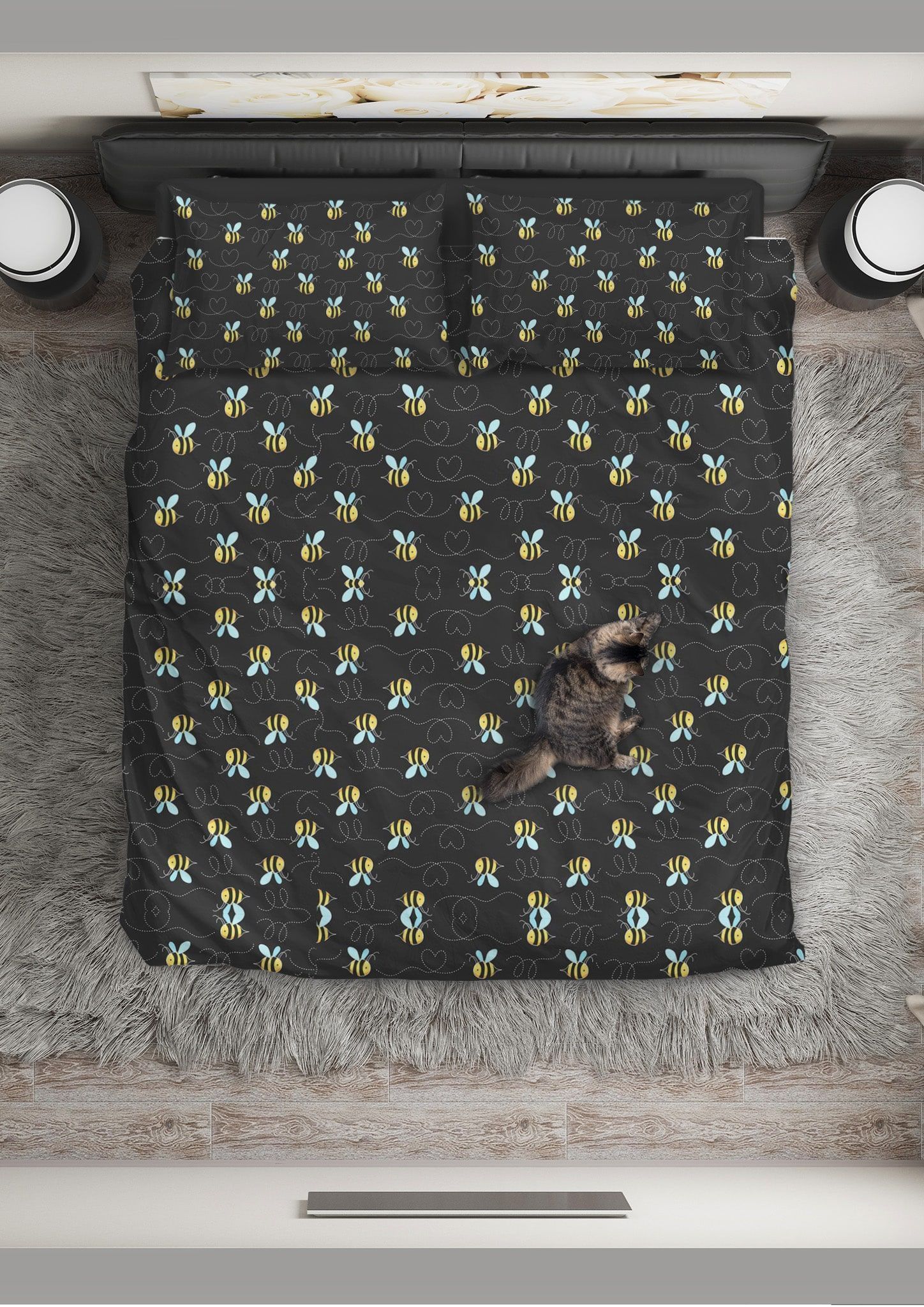 Bee Play On Air Bedding Set