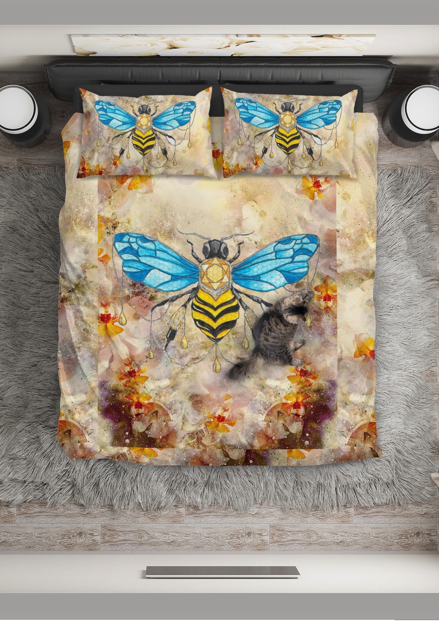 Bee Crystal Bee Bedding Set
