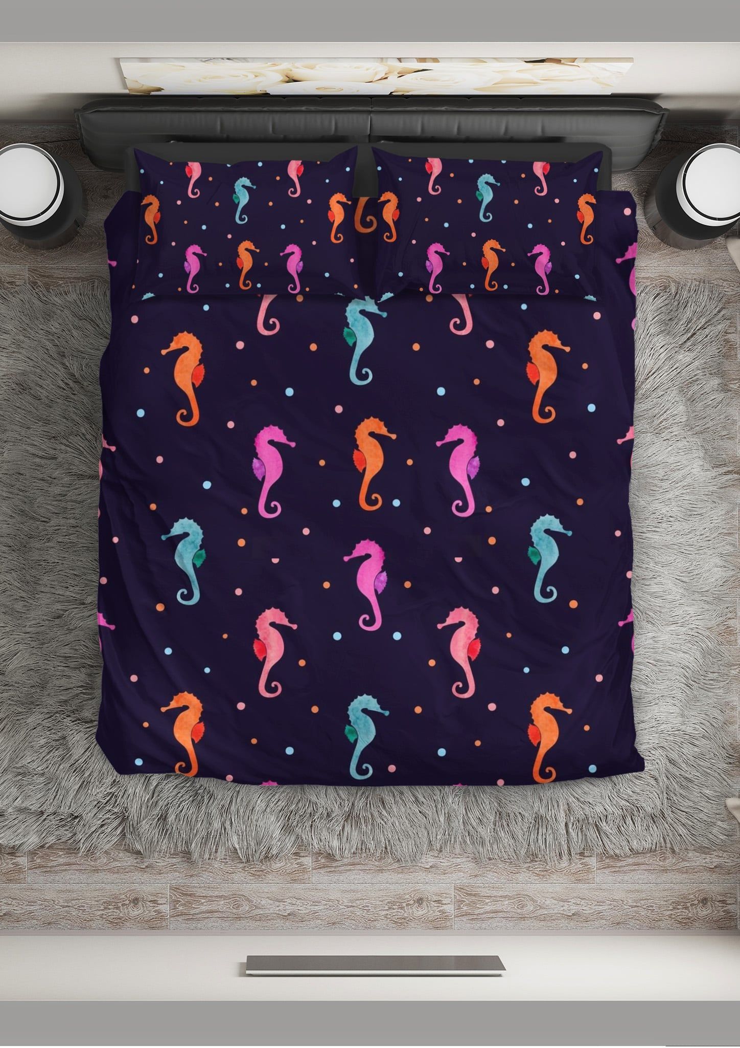 Seahorse I Found You Bedding Set