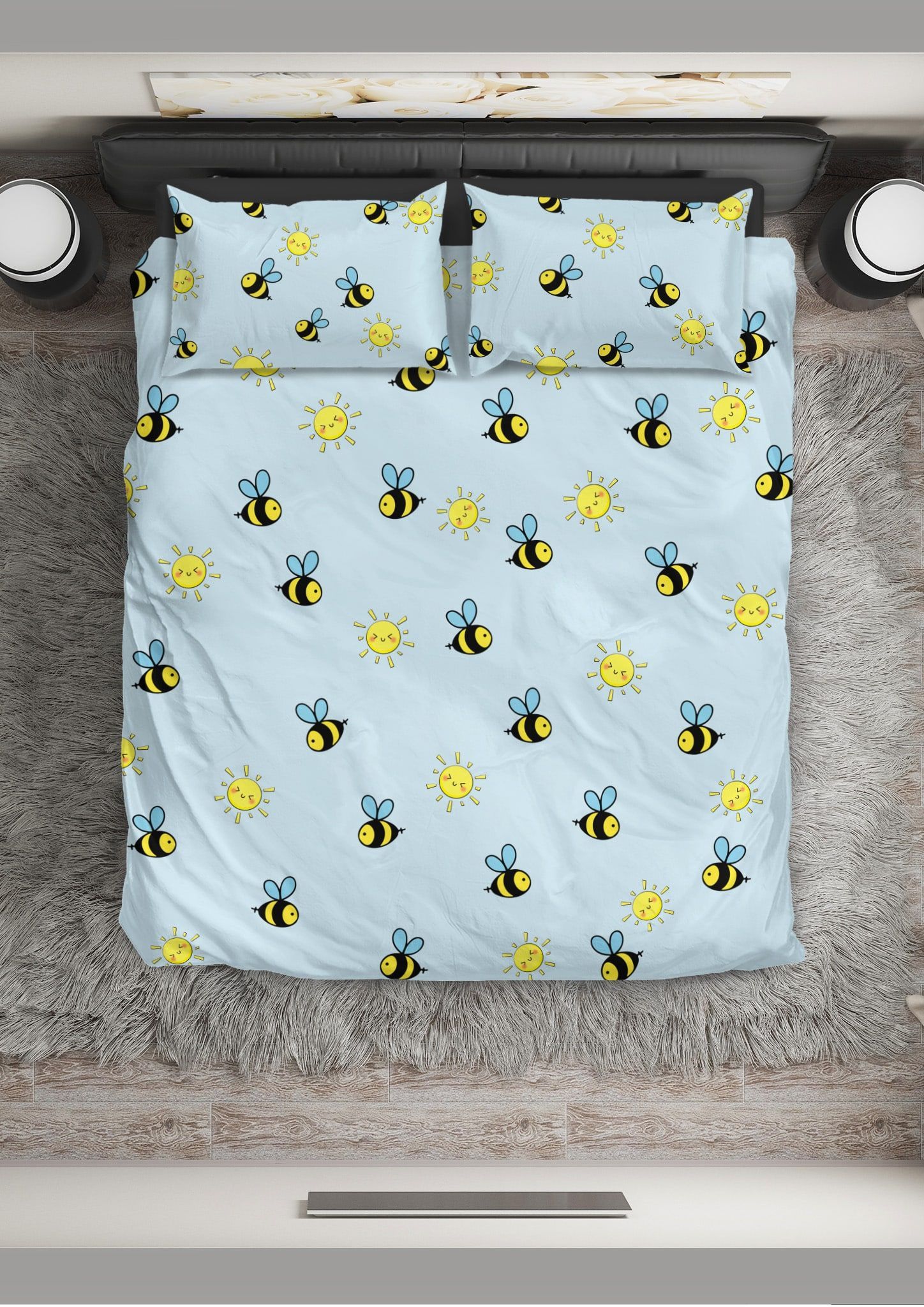 Bee Little Cute Sun Bedding Set