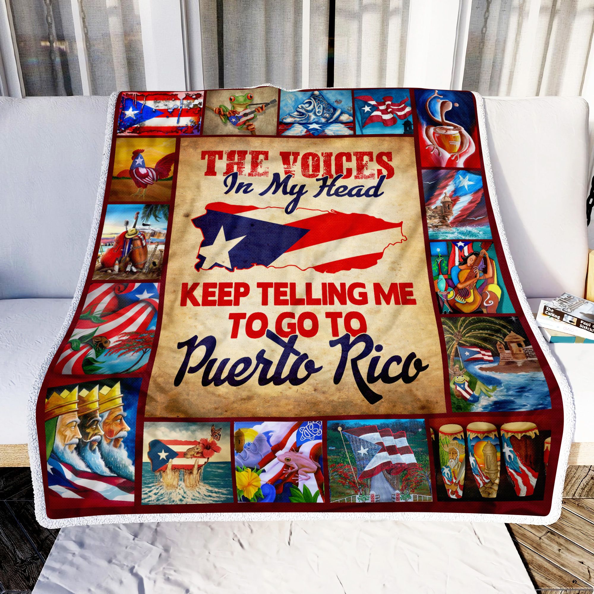 Puerto Rico The Voice In My Heart Fleece Blanket