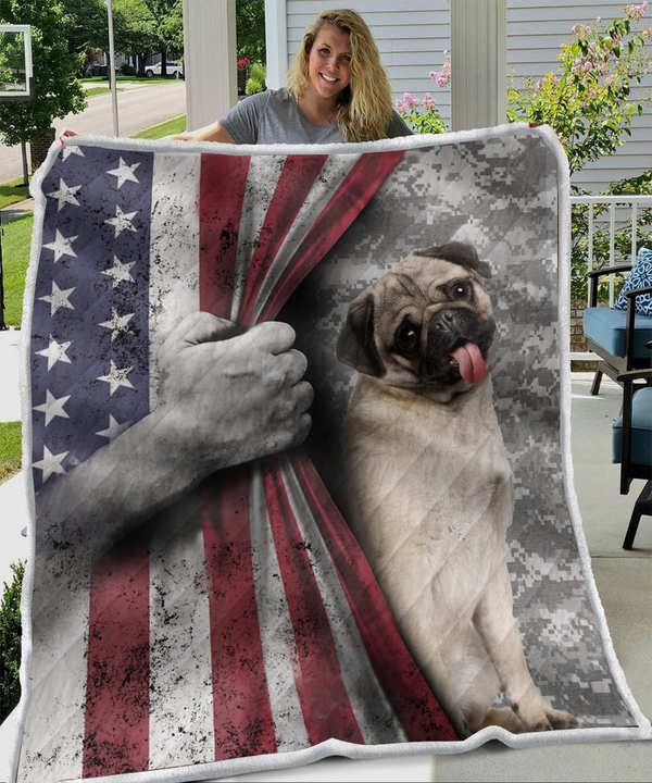 Pug 01 Pug 0101 Quilt Blanket Dhc03011082Dd
