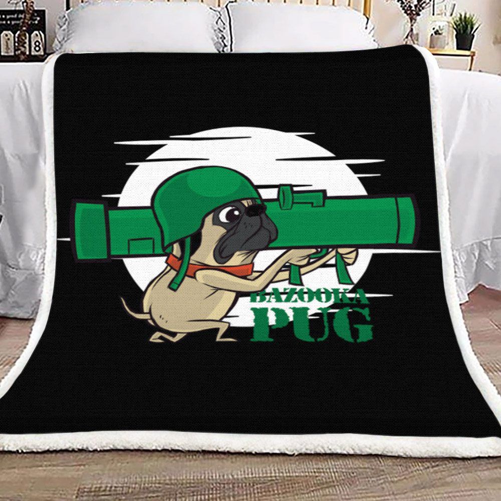 Pug Bazooka Sherpa Fleece