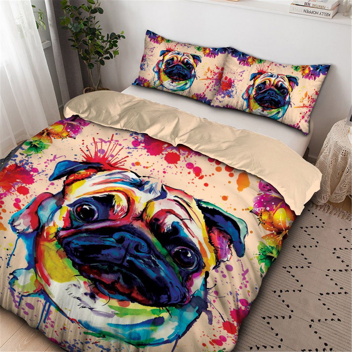 Pug Bedding Set