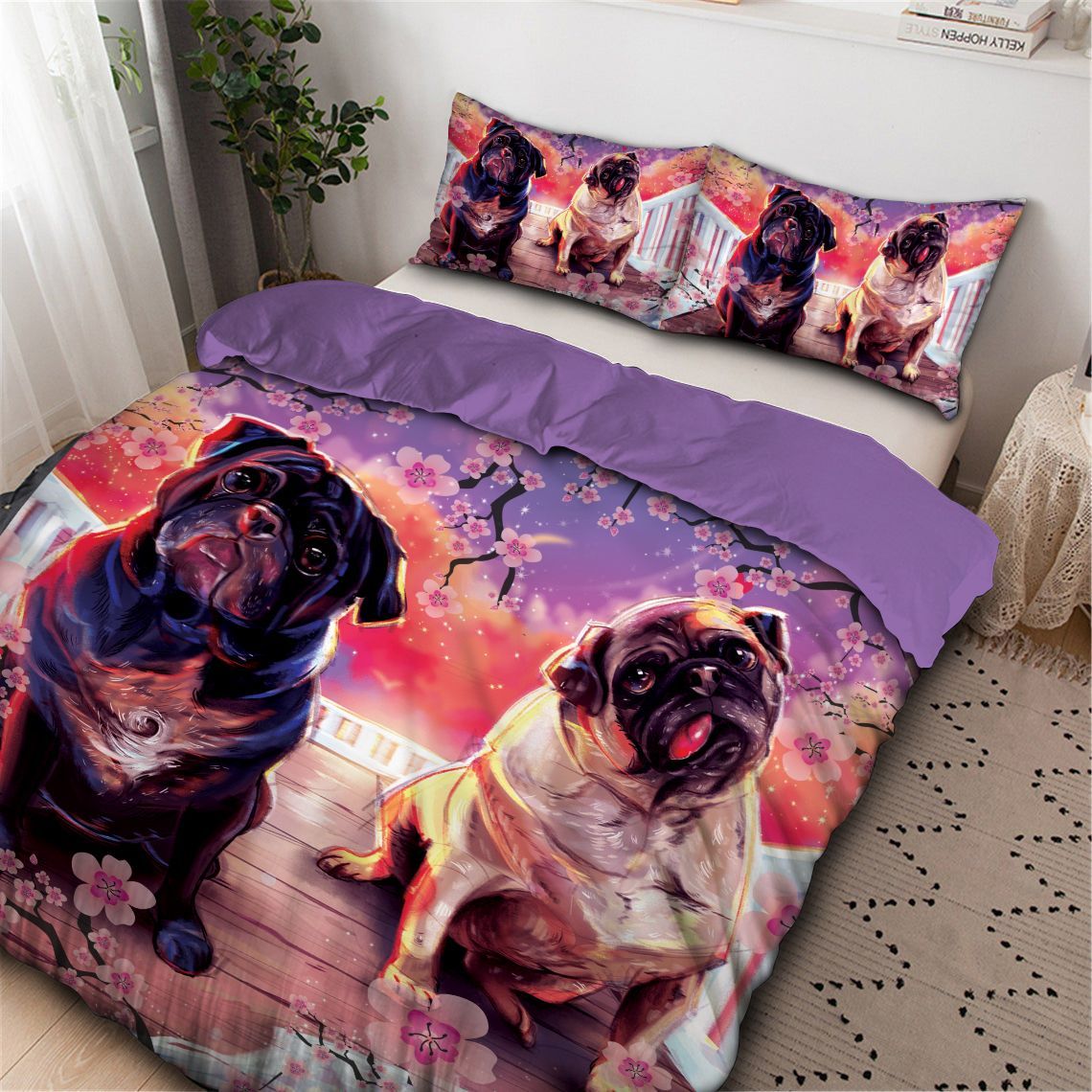 Pug Bedding Set
