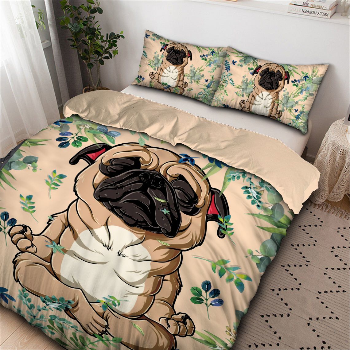 Pug Bedding Set