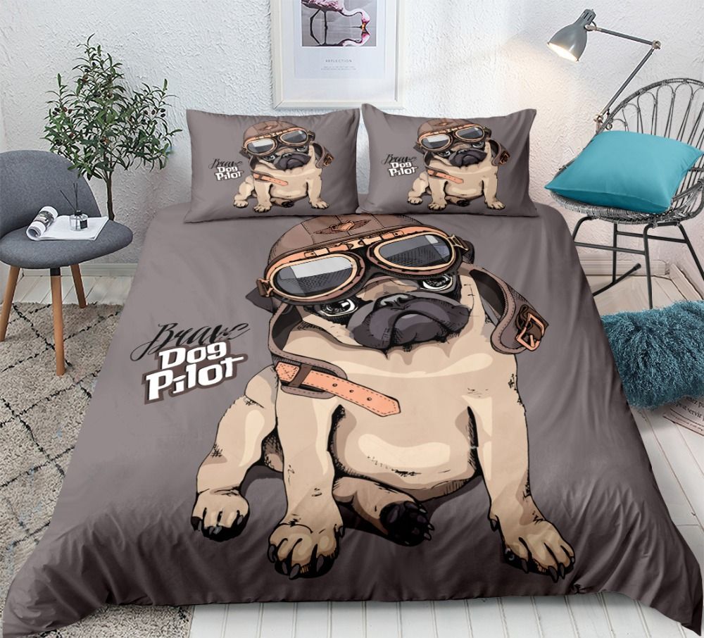 Pug Bedding Set