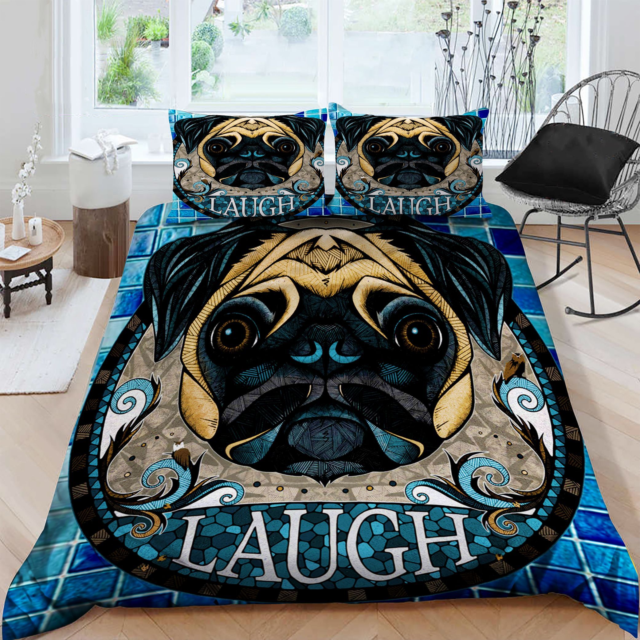 Pug Bedding Set