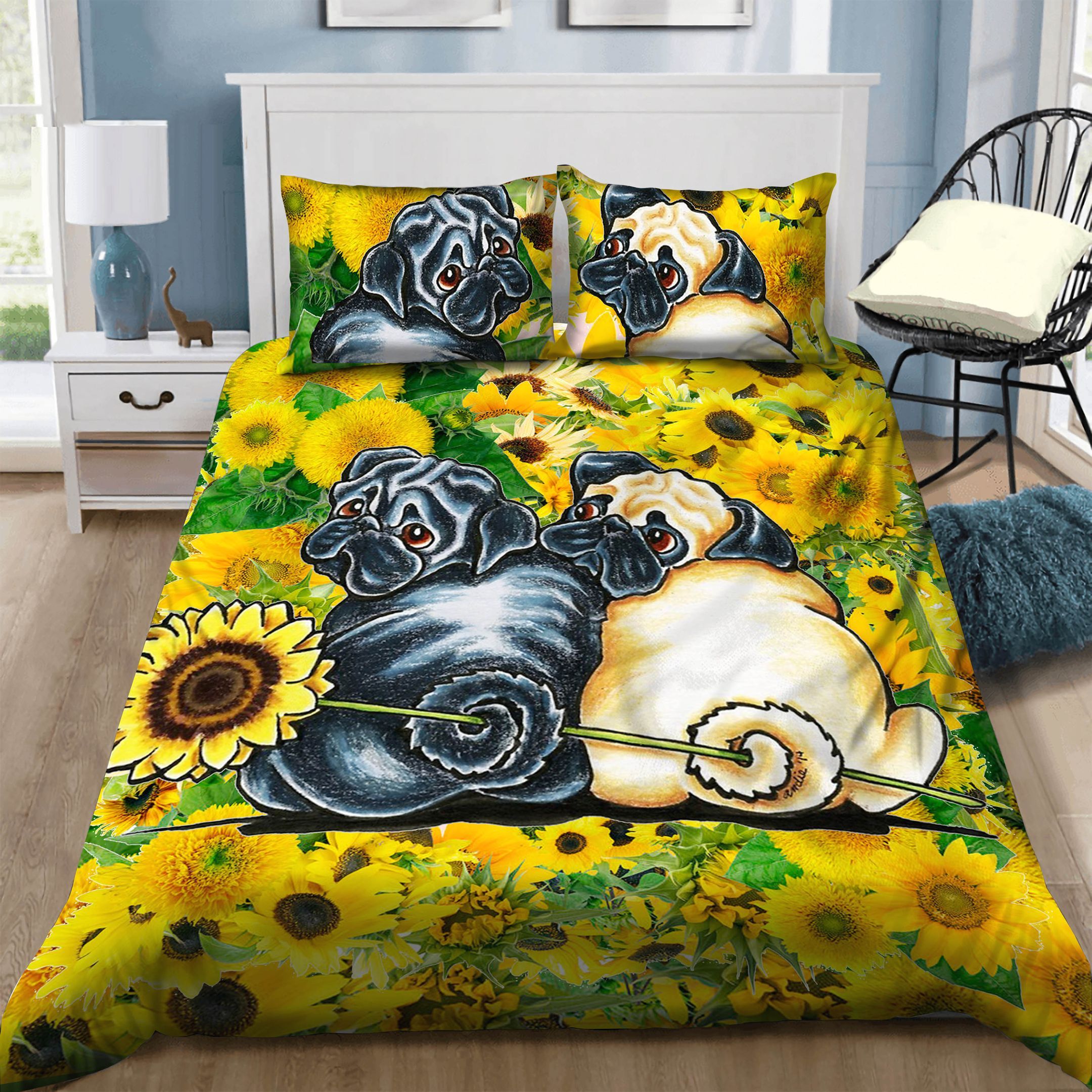 Pug Bedding Set
