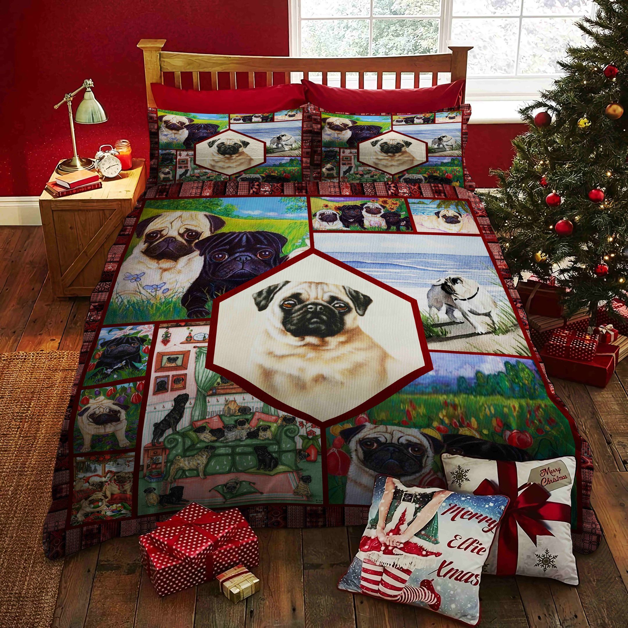 Pug Bedding Set