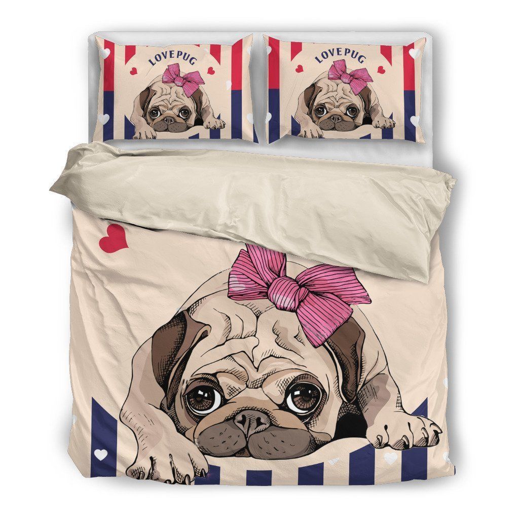 Pug Bedding Set