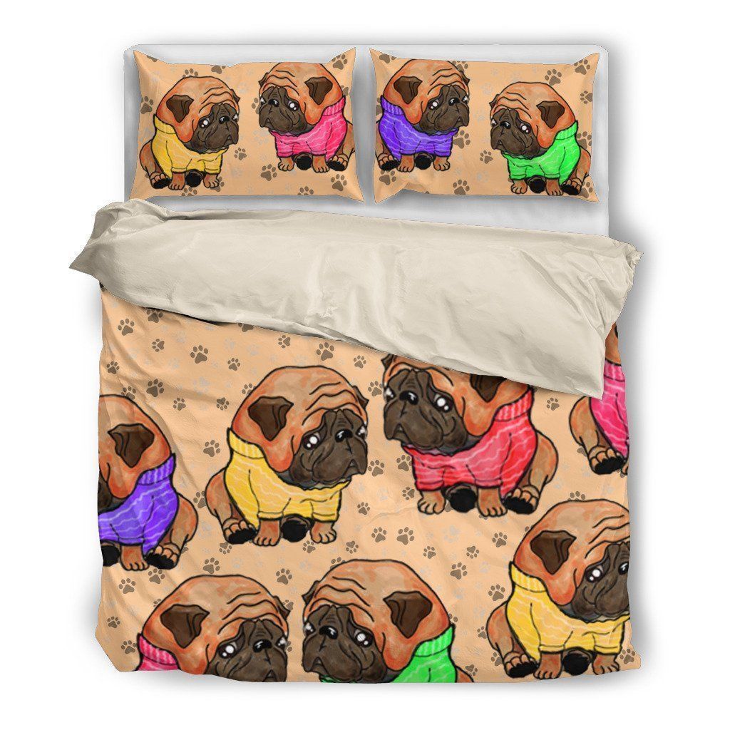 Pug Bedding Set