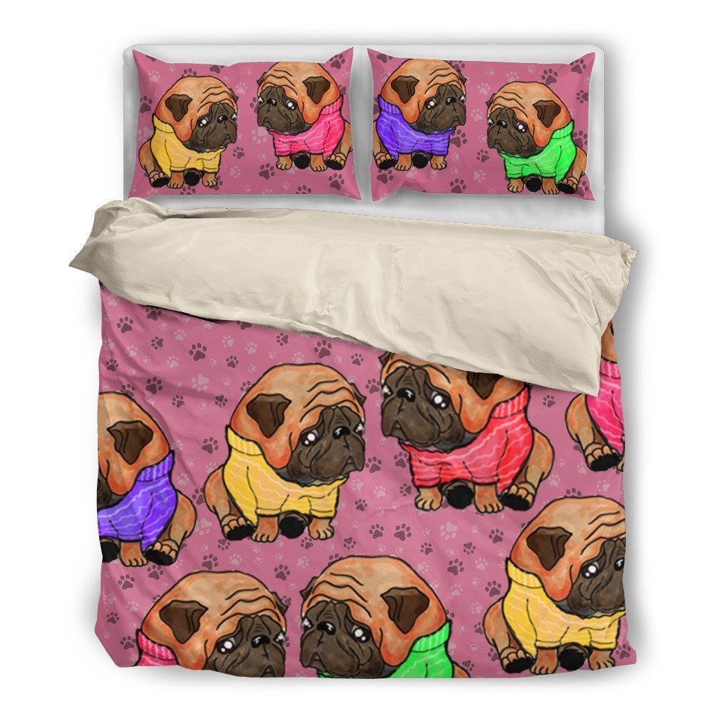 Pug Bedding Set