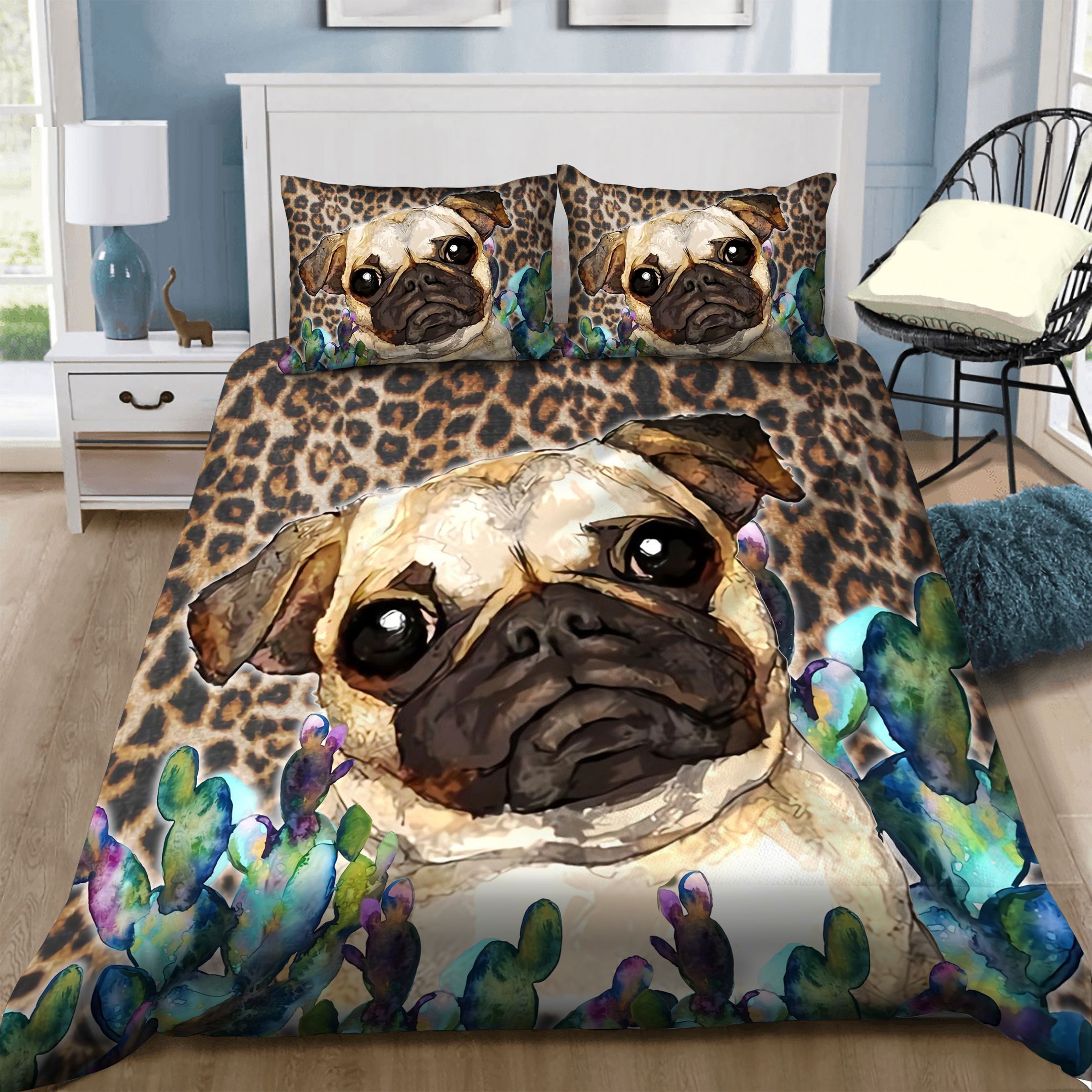 Pug Bedding Set