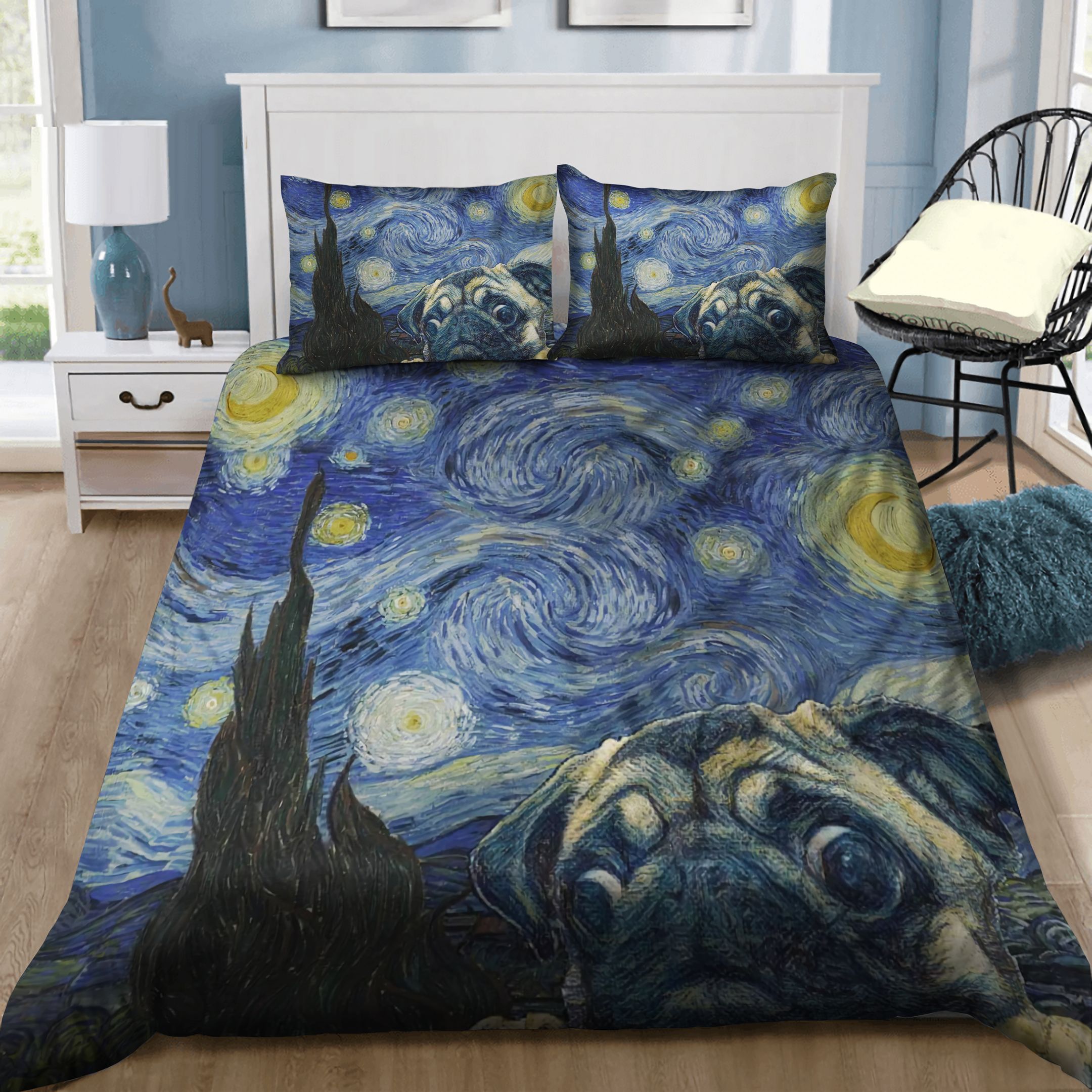 Pug Bedding Set