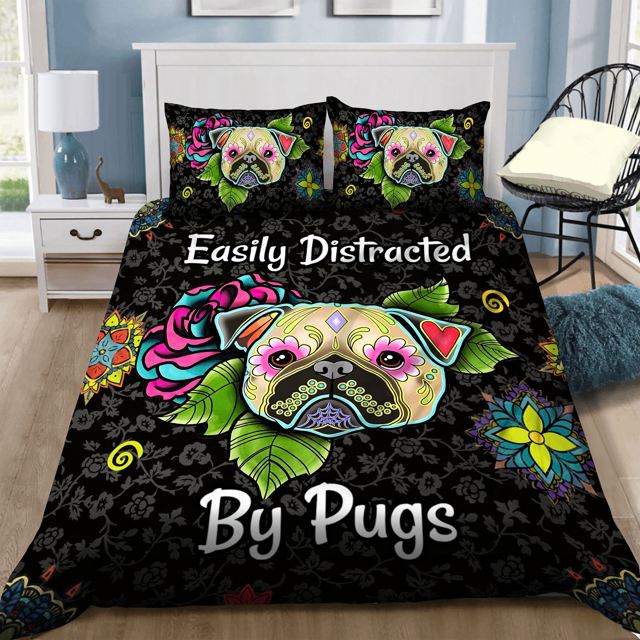 Pug Bedding Set
