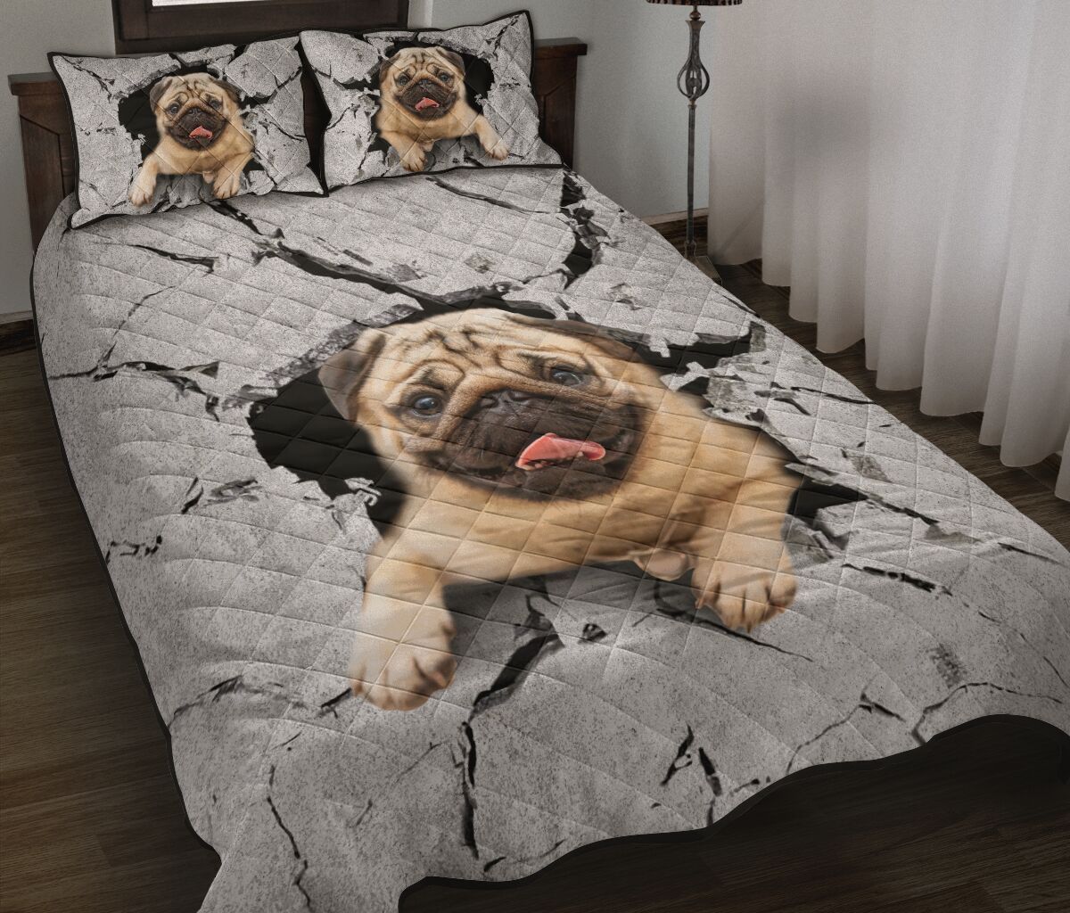 Pug Bedding Set