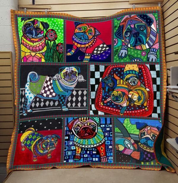Pug Best Flapper Girls Quilt Blanket DHC0201201170TD
