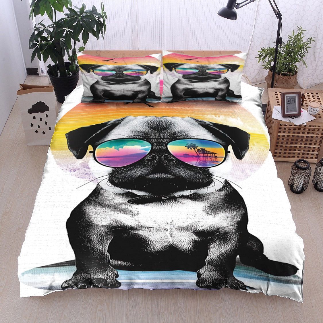 Pug Bedding Set