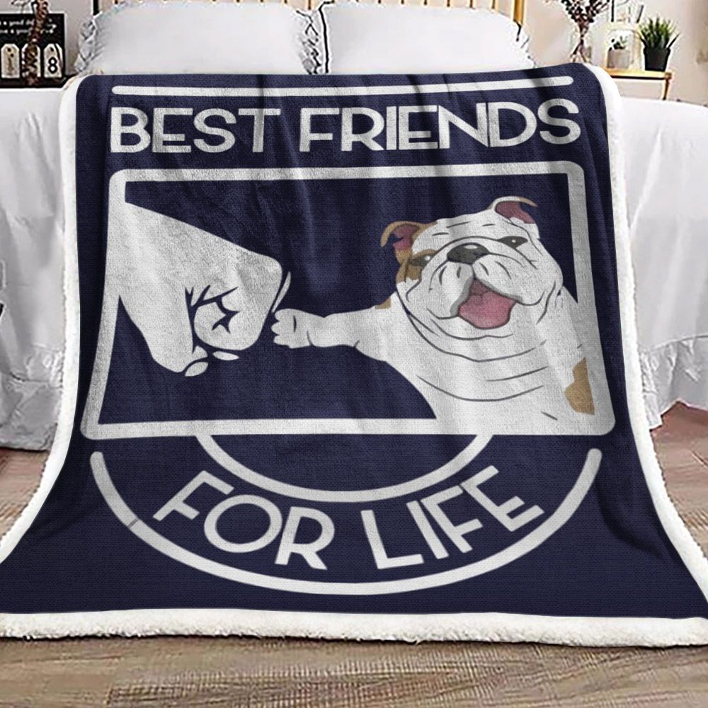 Pug Sherpa Fleece Blanket