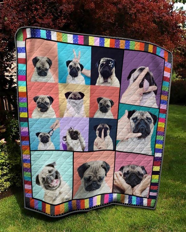 Pug Cant Bring Me Down Quilt Blanket DHC0201201000TD