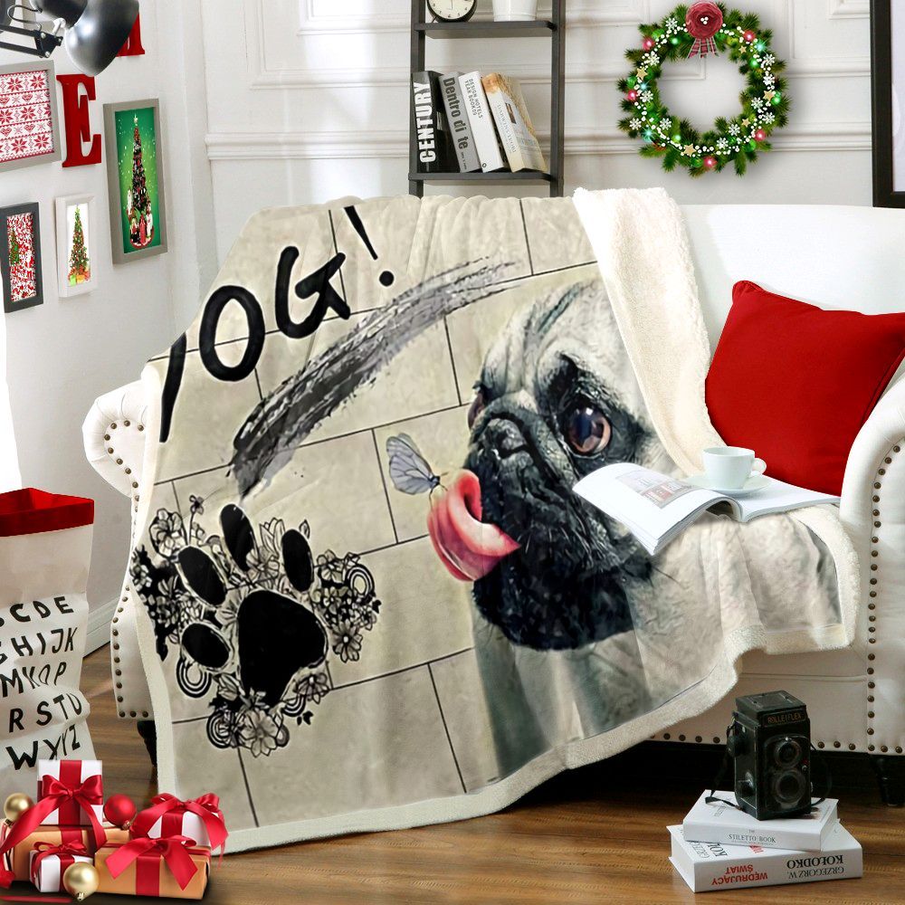 Pug Sherpa Fleece