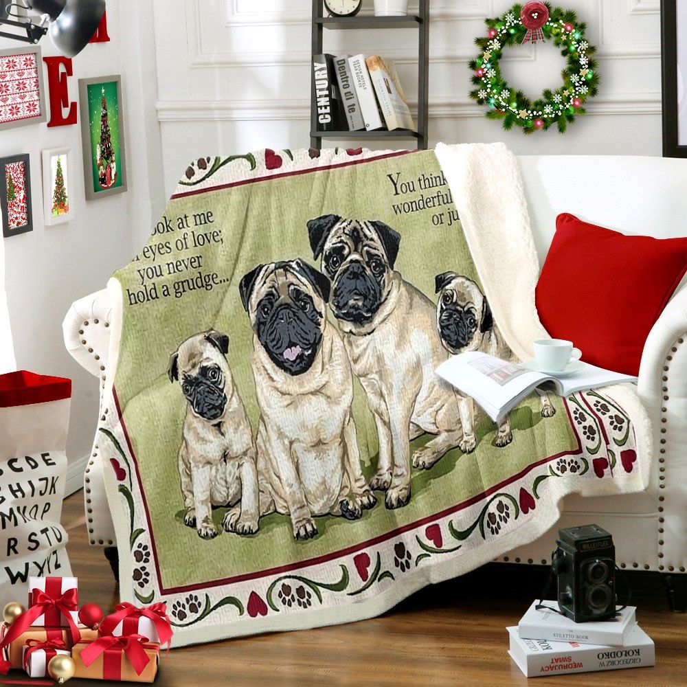 Pug Sherpa Fleece