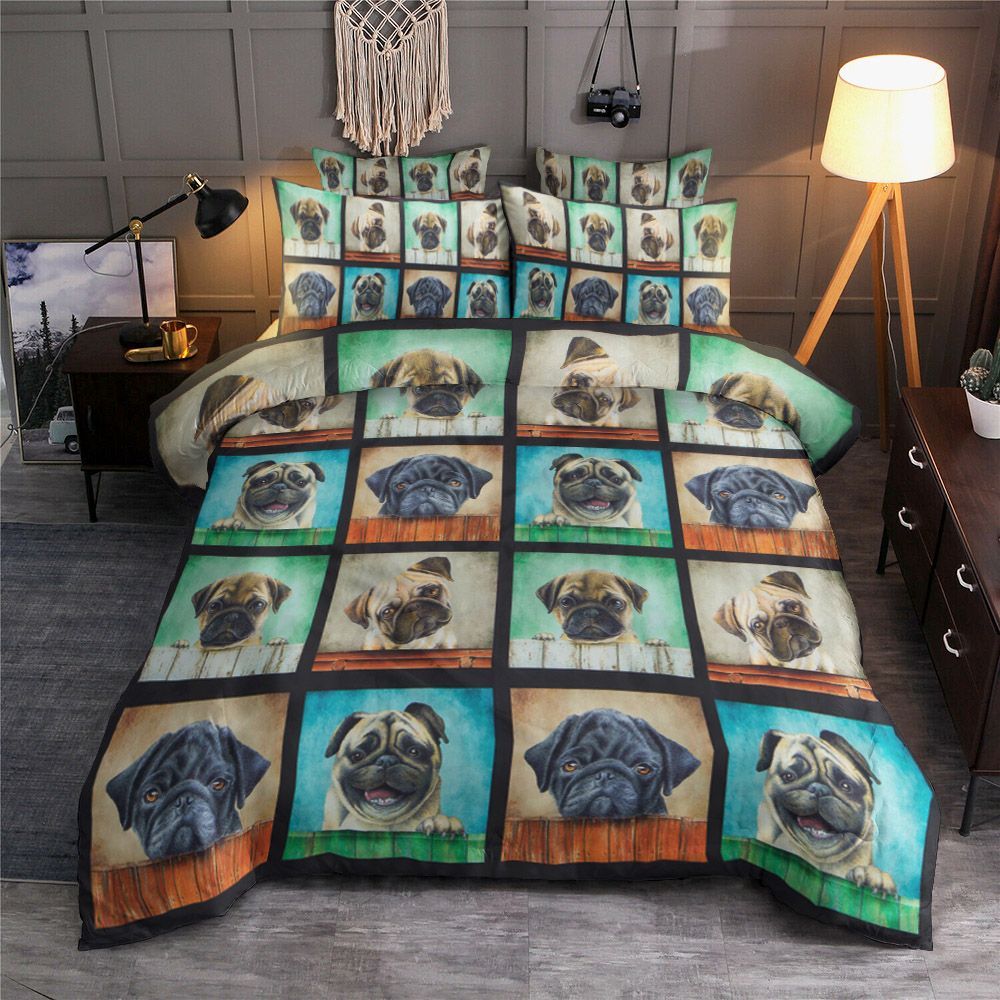 Pug Bedding Set