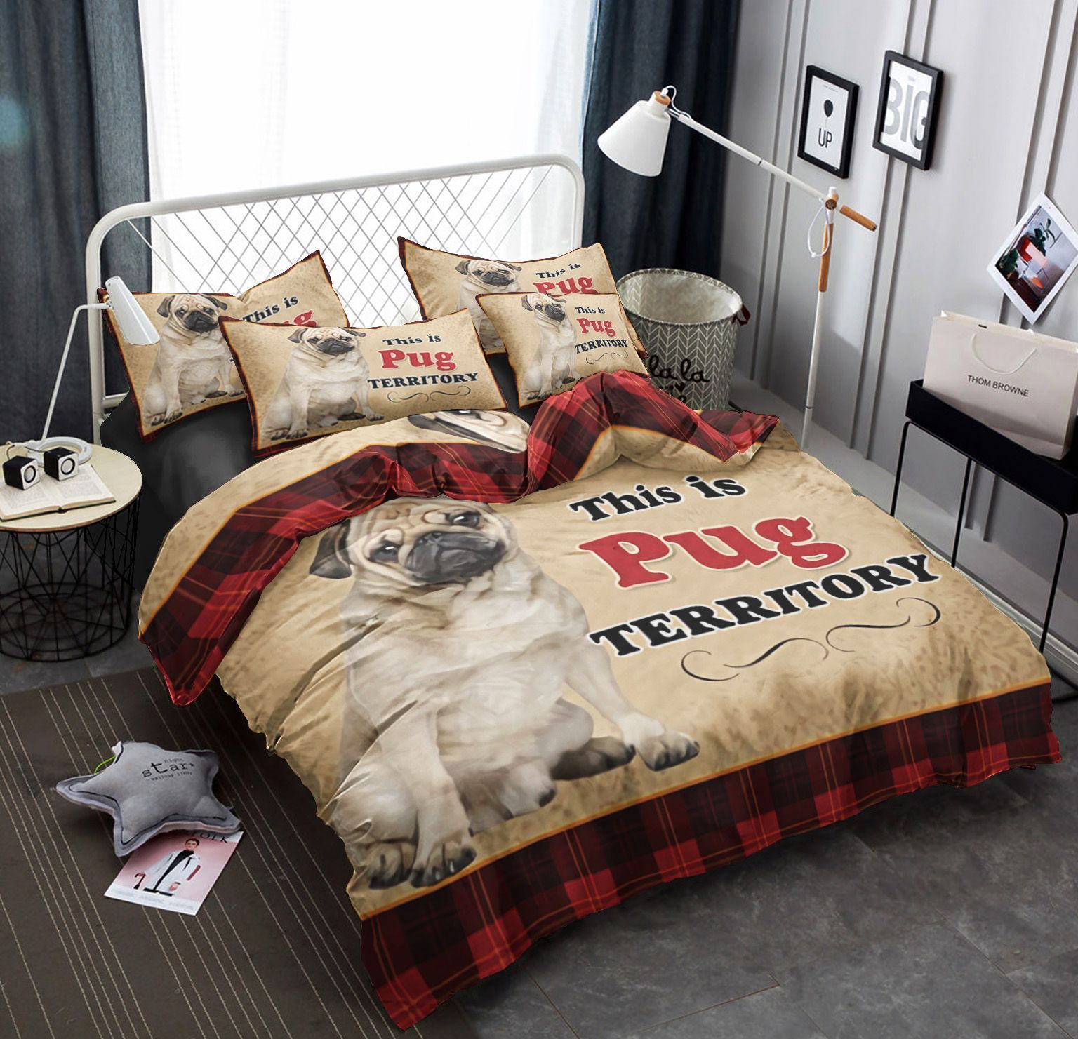 Pug Bedding Set