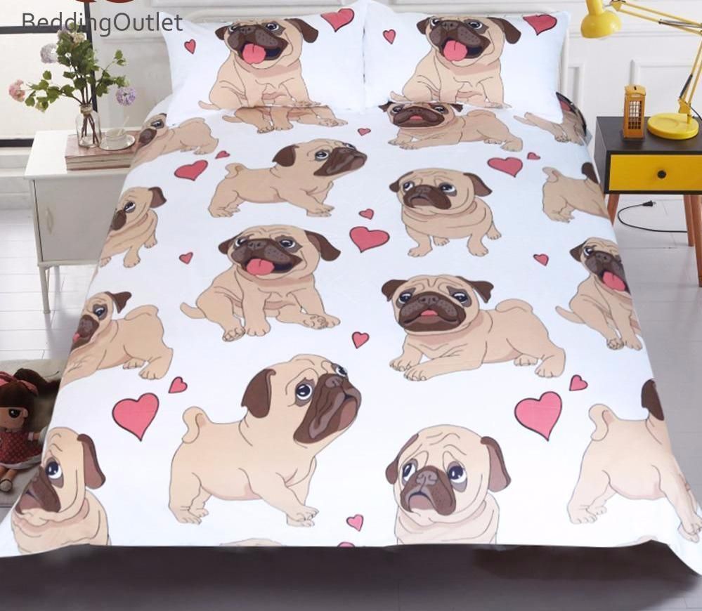 Pug Bedding Set