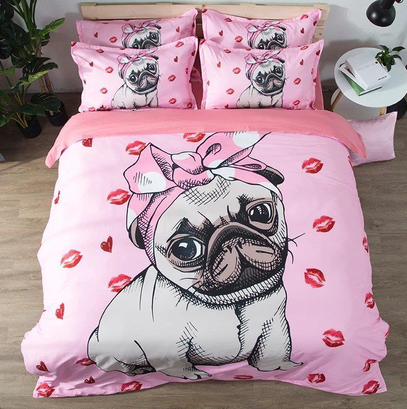 Pug Bedding Set