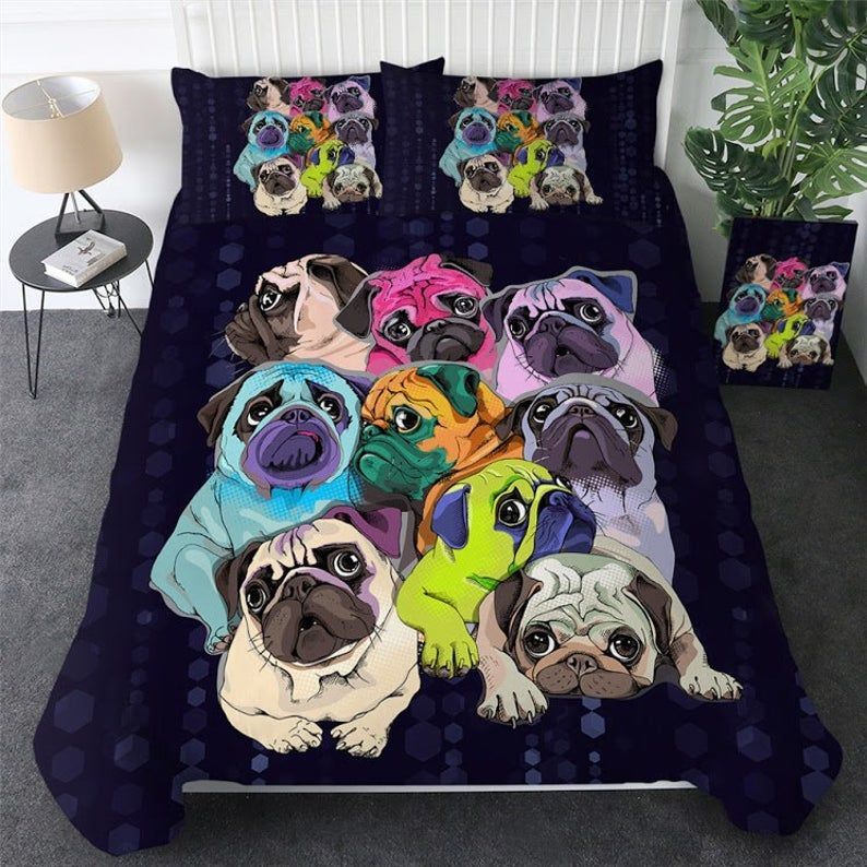 Pug Bedding Set
