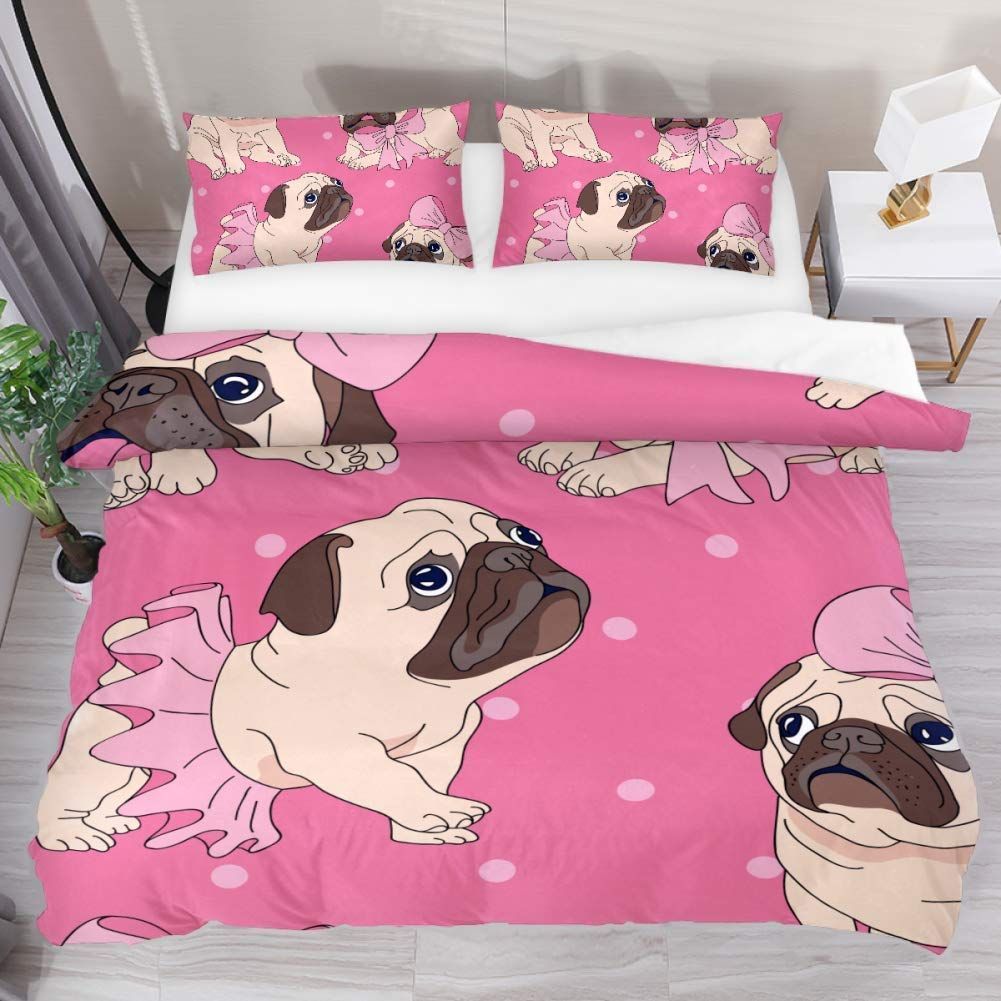 Pug Bedding Set