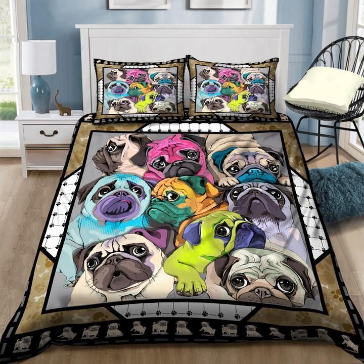Pug Bedding Set