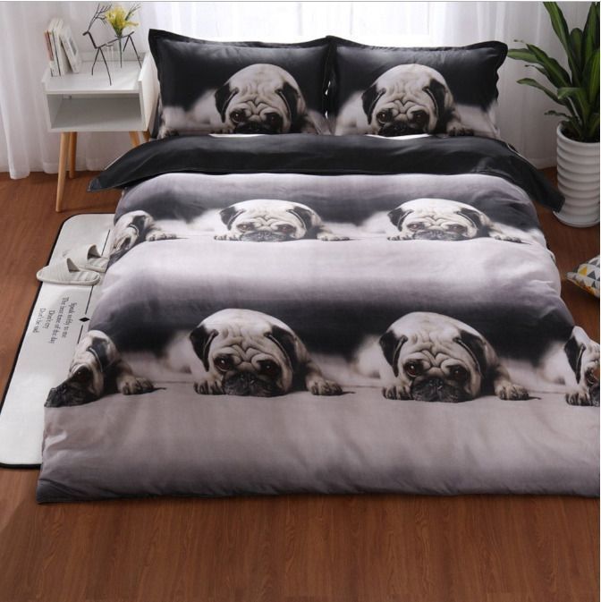 Pug Bedding Set