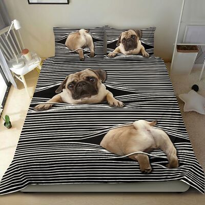 Pug Bedding Set
